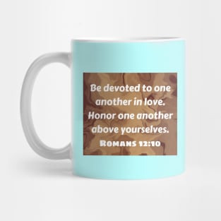 Bible Verse Romans 12:10 Mug